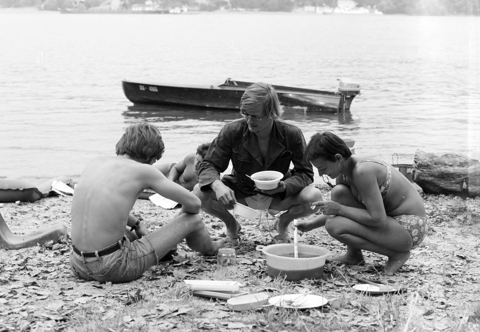 1969, Bencseky Mátyás, boat, motorboat, Fortepan #289581