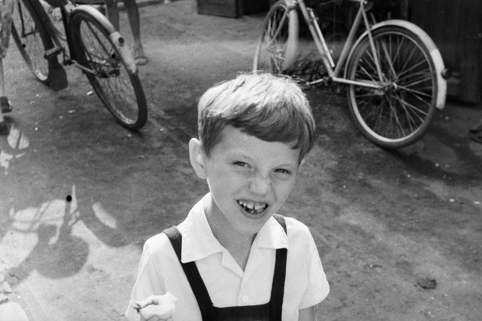 1961, Bencseky Mátyás, bicycle, Fortepan #289662