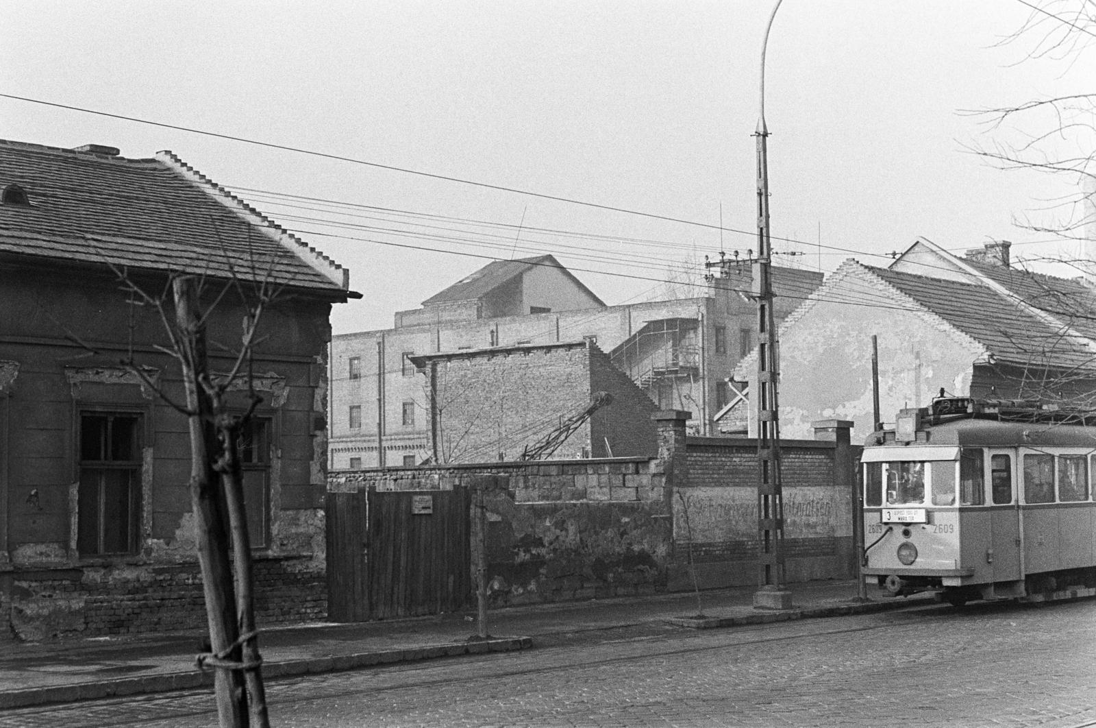 Hungary, Budapest IV., a Váci út Nyitra utca - Tímár utcai szakasza., 1962, Bencseky Mátyás, Budapest, Fortepan #289809