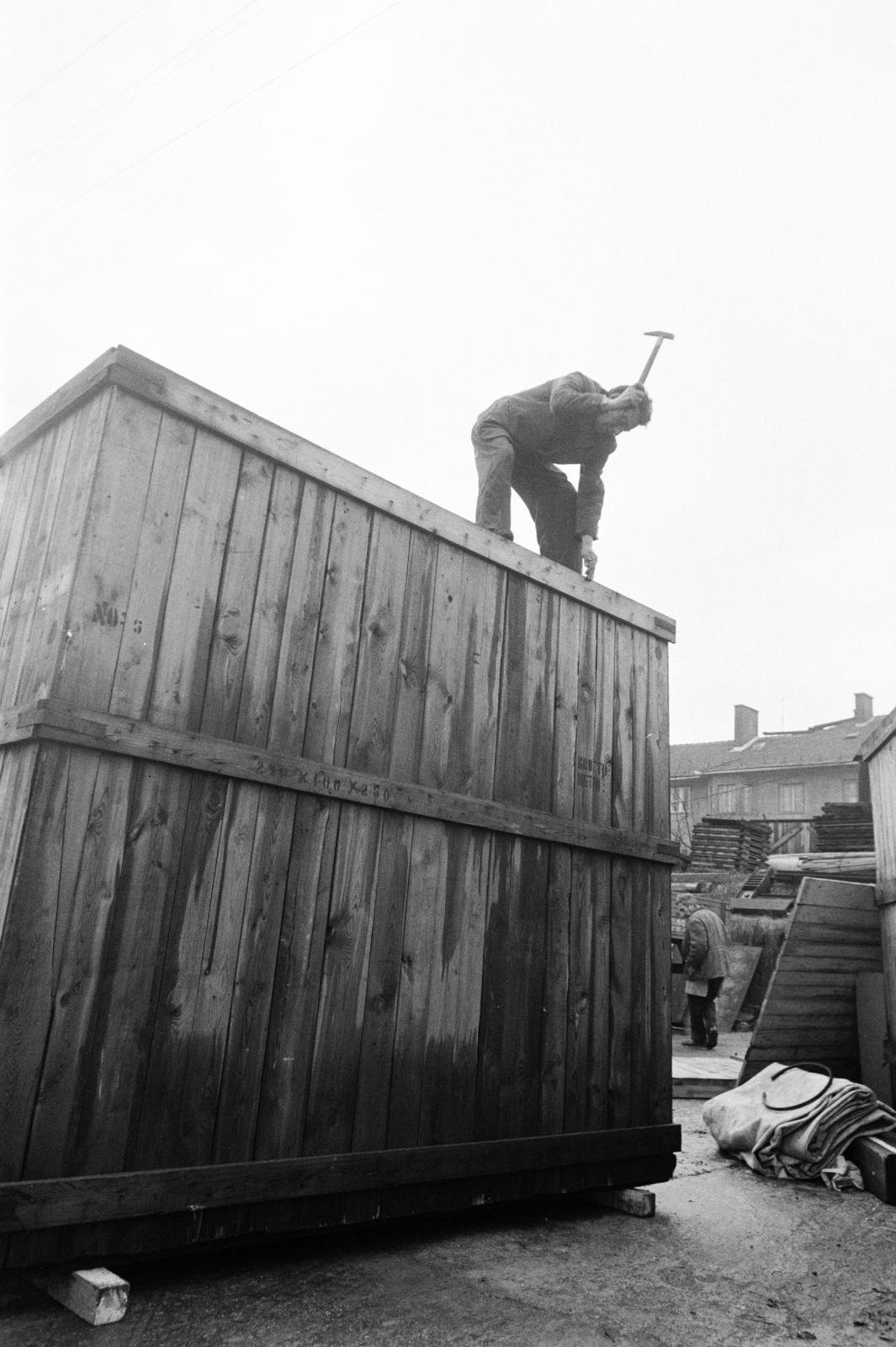 1970, Bencseky Mátyás, board, booth, tool, Fortepan #289834