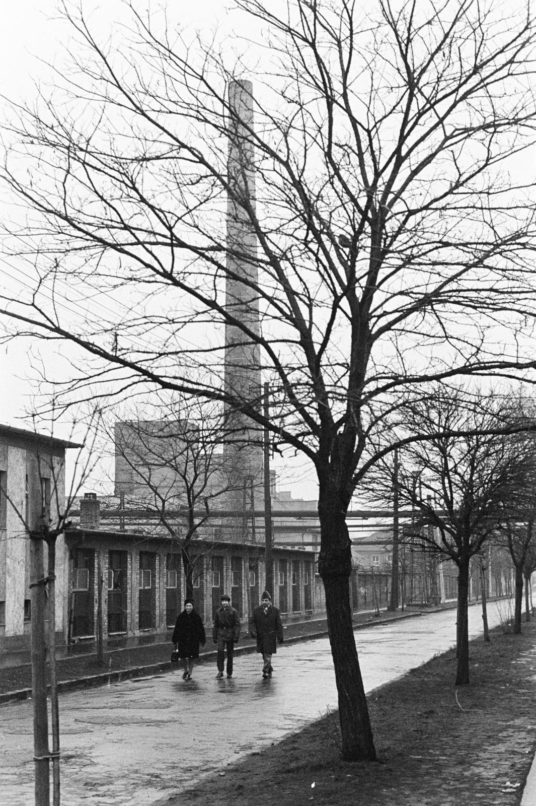 1971, Bencseky Mátyás, factory chimney, Fortepan #289855