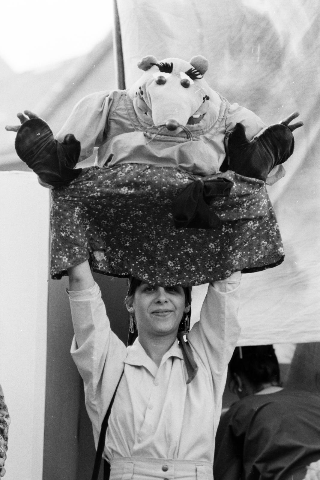 1982, Bencseky Mátyás, bábozás, Fortepan #289892