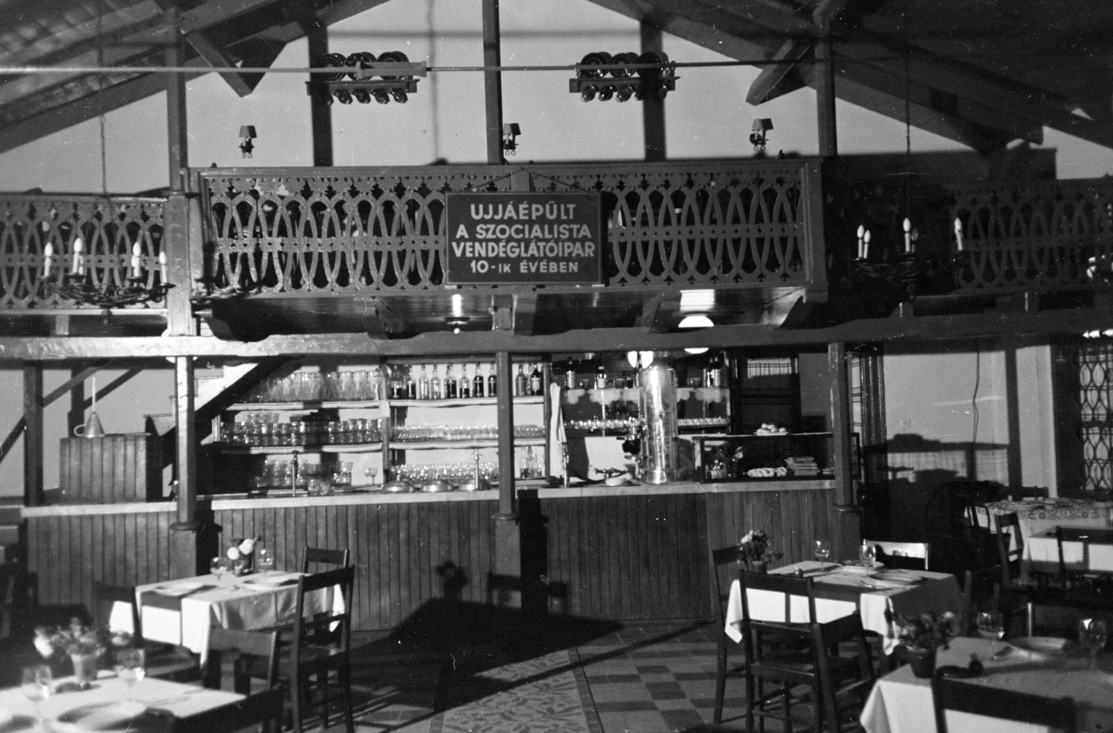 Hungary, Budapest XII., Szilassy út 18., Disznófő vendéglő., 1964, Hegyvidéki Helytörténeti Gyűjtemény, restaurant, Budapest, Fortepan #290229