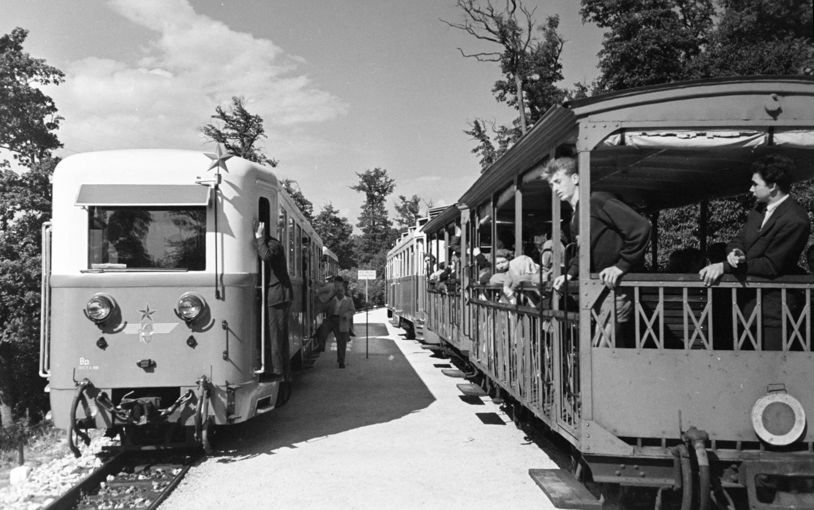 1961, Hegyvidéki Helytörténeti Gyűjtemény, Gyermekvasút, Fortepan #290274