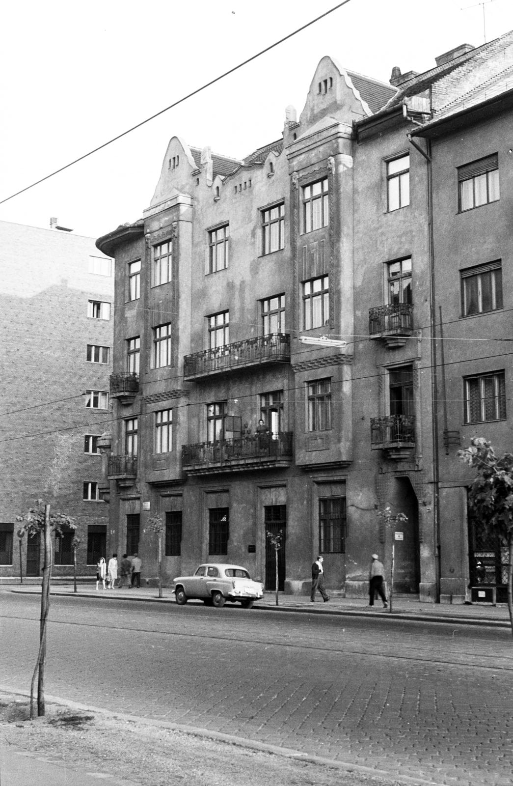 Magyarország, Budapest IX., Üllői út, szemben a 115/b számú ház az Ernő utca sarkánál., 1967, Hegyvidéki Helytörténeti Gyűjtemény, Budapest, Fortepan #290455