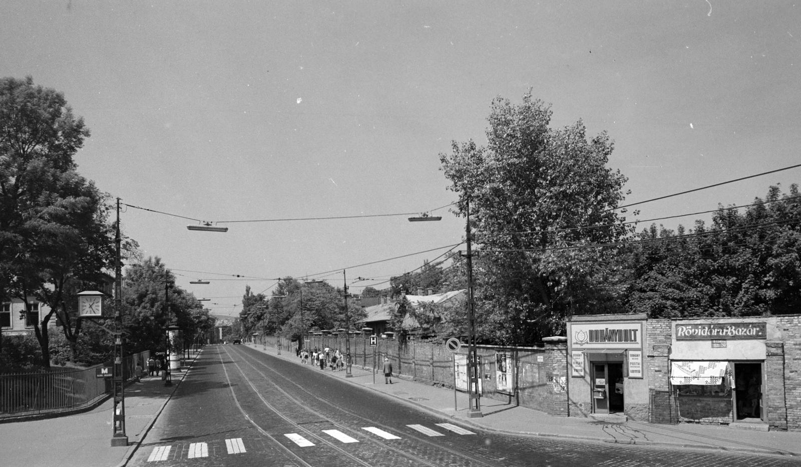 Magyarország, Budapest XII., Alkotás utca - Csörsz utca kereszteződése., 1971, Hegyvidéki Helytörténeti Gyűjtemény, Budapest, gyalogátkelő, Fortepan #290508