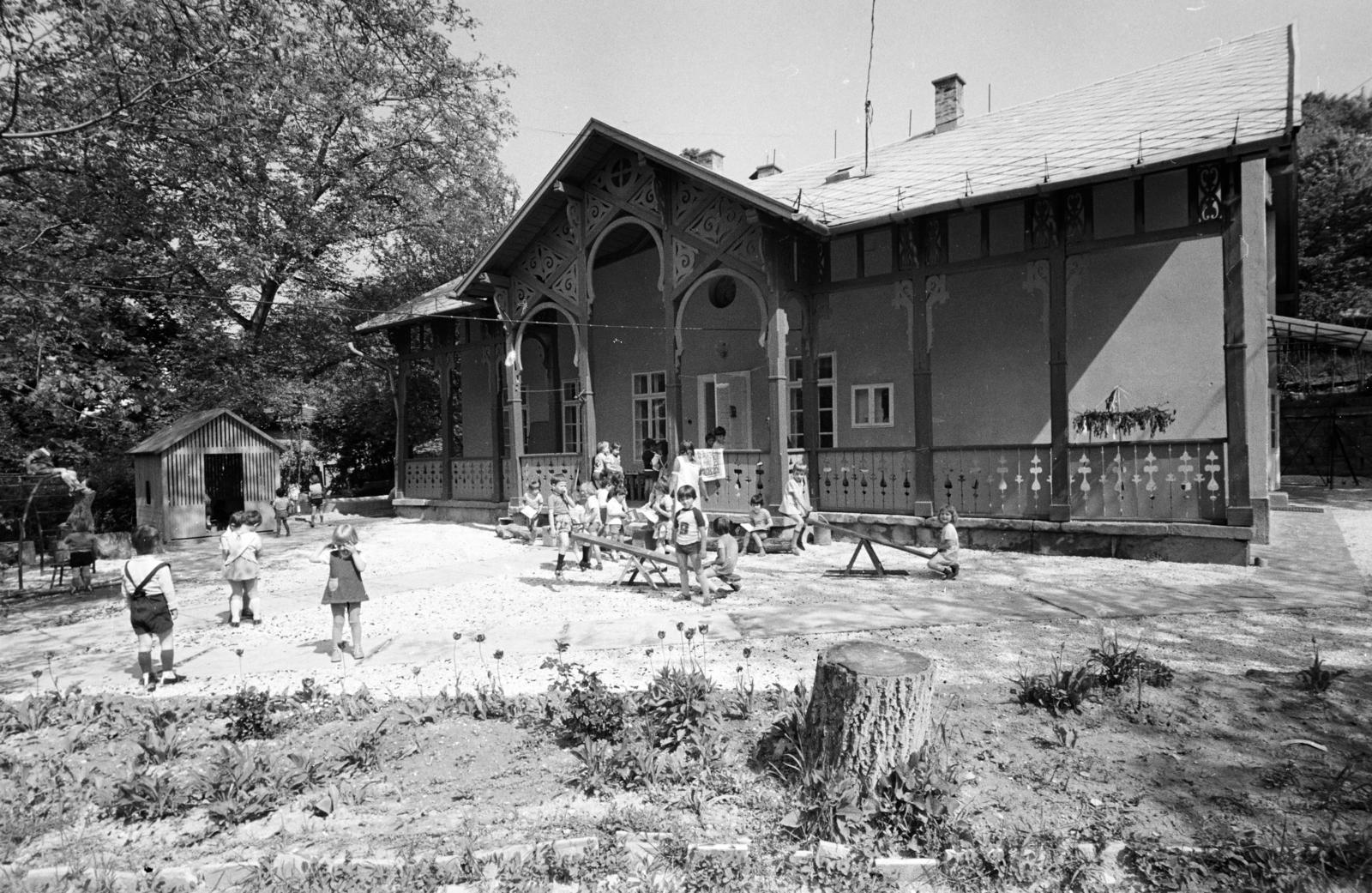 Magyarország, Budapest XII., Csermely utca 8., Óvoda,, 1967, Hegyvidéki Helytörténeti Gyűjtemény, óvoda, Budapest, Fortepan #290534