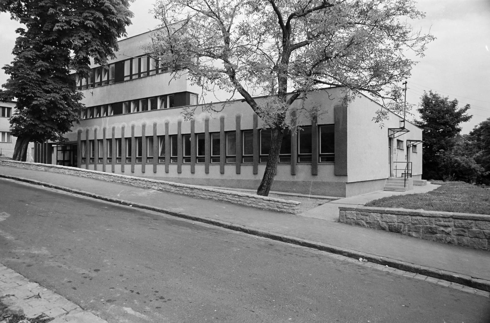 Hungary, Budapest XII., Tóth Lőrinc utca, Kisegítő Általános iskola (később Fekete István Általános Iskola és Előkészítő Szakiskola). A felvétel az Orbánhegyi út közelében készült., 1967, Hegyvidéki Helytörténeti Gyűjtemény, Budapest, Fortepan #290584