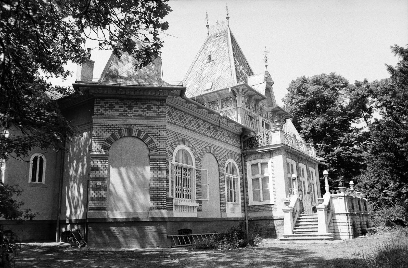 Hungary, Budapest XII., Bükkös út 2., Vuk-Gerbeaud villa., 1966, Hegyvidéki Helytörténeti Gyűjtemény, Budapest, brick covering, Fortepan #290632