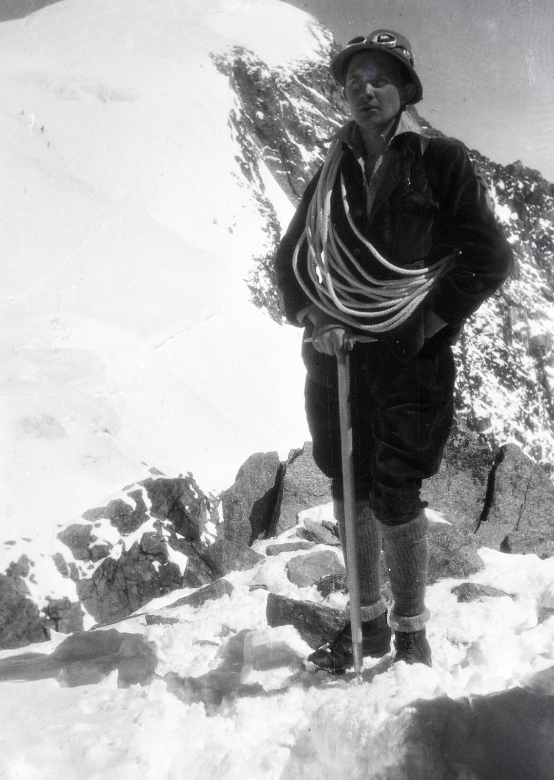 1930, Hodosi Róbert, Mountaineering, Fortepan #291133