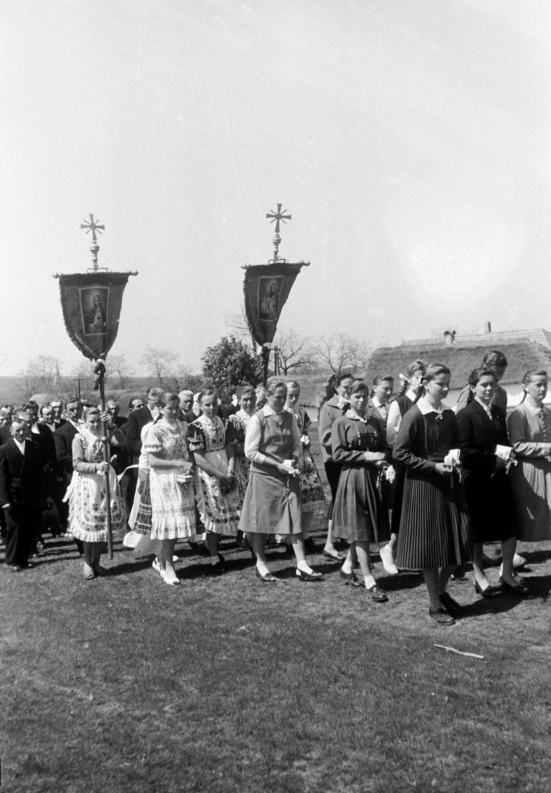 1968, Kovács Gyöngyi, zarándoklat, Fortepan #291496