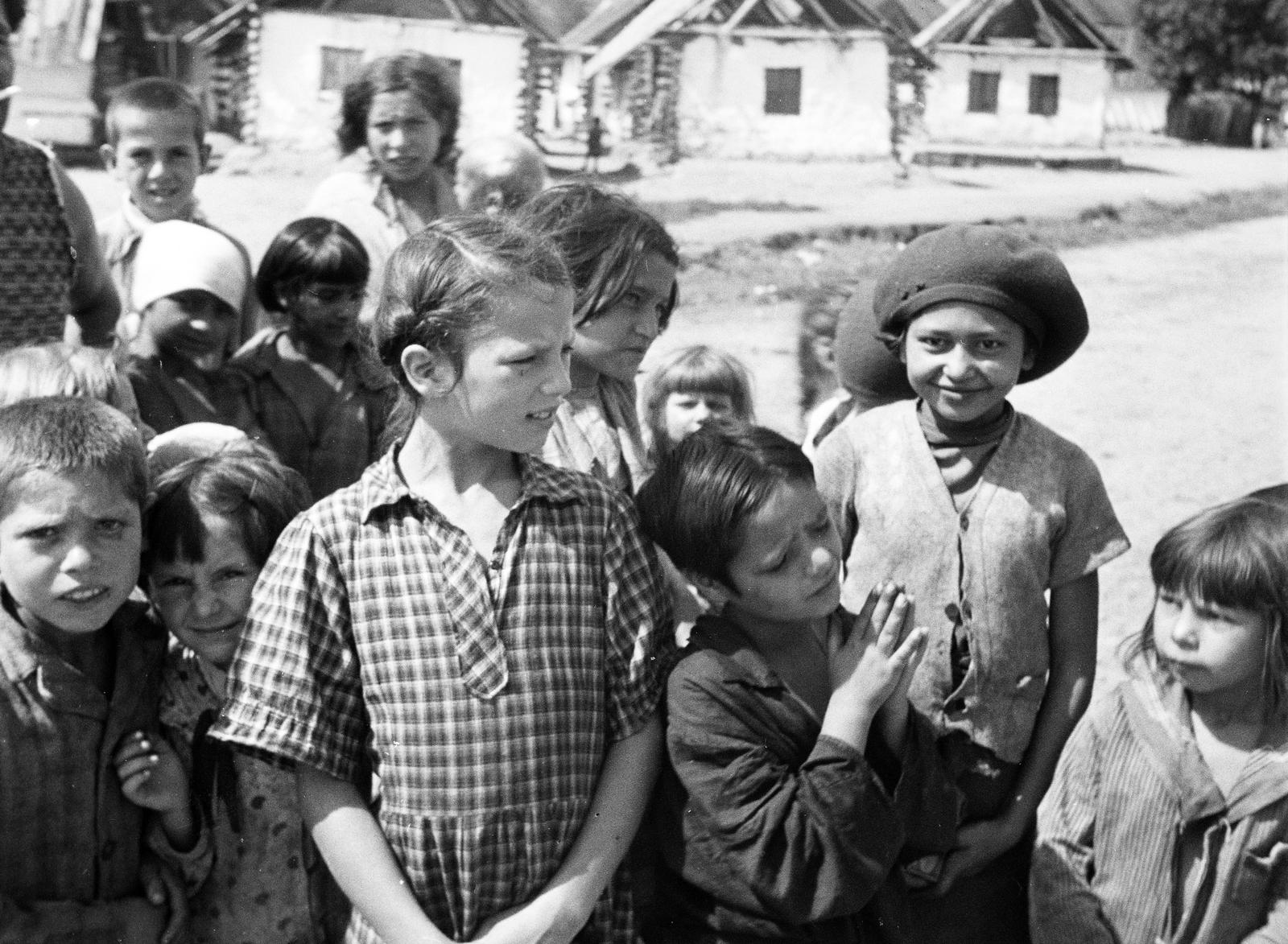 Ausztria, Felsőőr, Mühlgasse, cigánytelep., 1936, Nagy Emese, Fortepan #291849