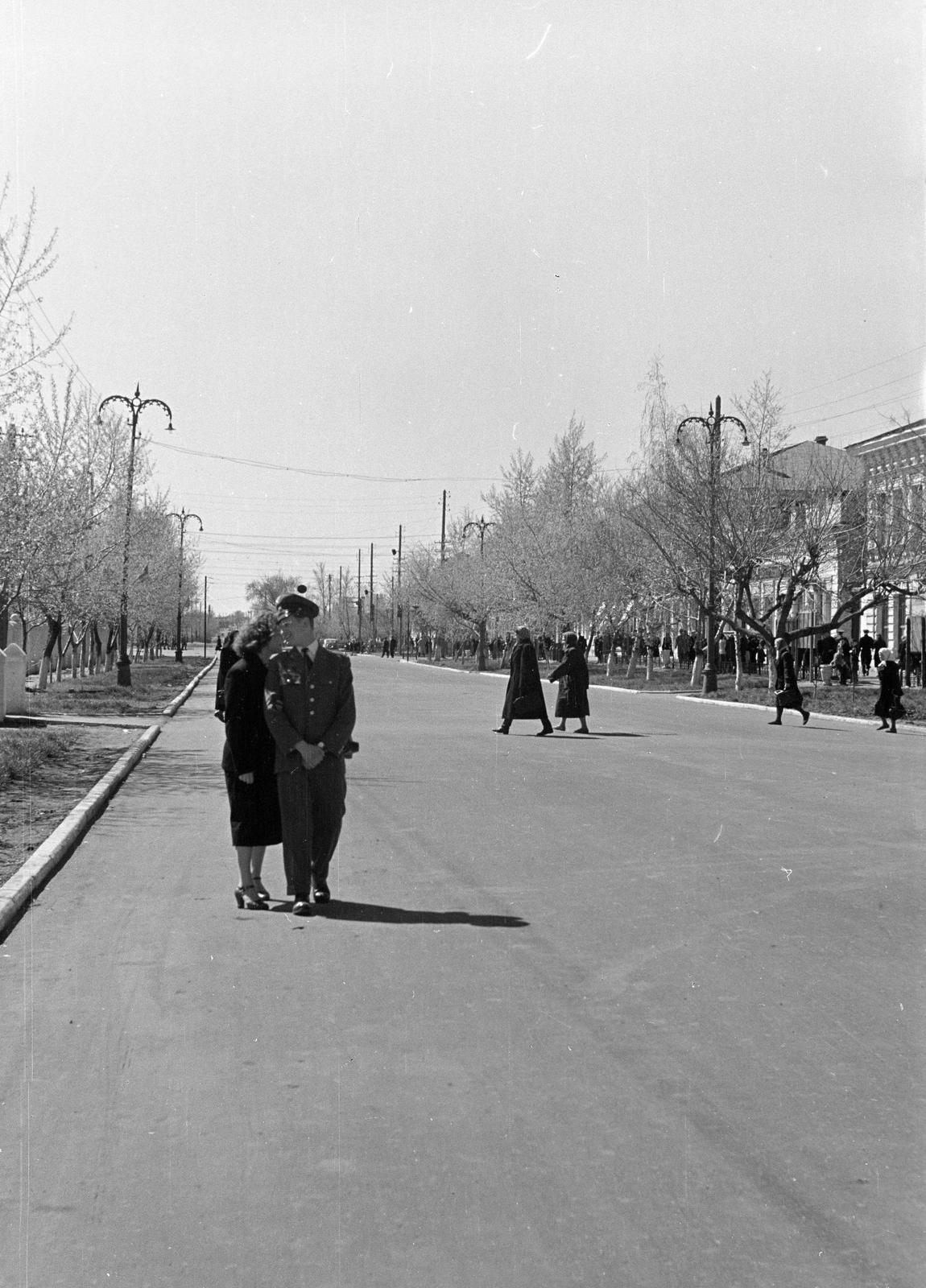 Russia, ulica Szvobodi., 1962, Dusik, Soviet Union, Fortepan #291902