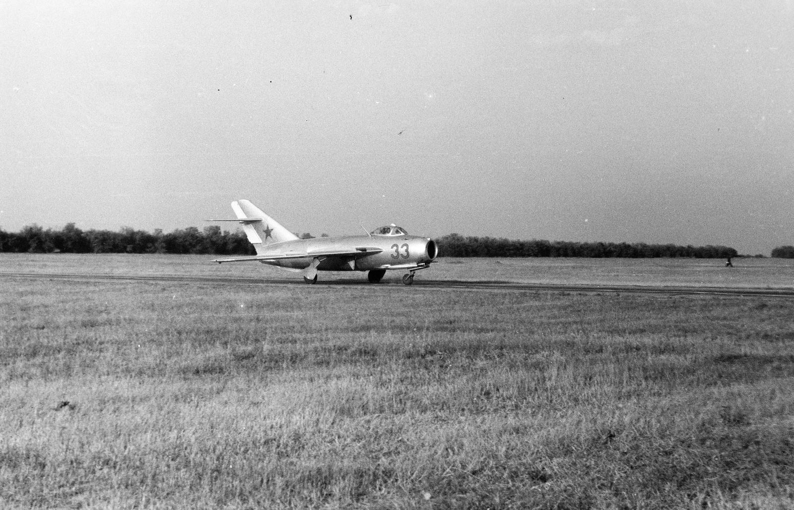 1962, Dusik, lajstromjel, repülőgép, Mikojan-Gurjevics MiG-15, Fortepan #292078
