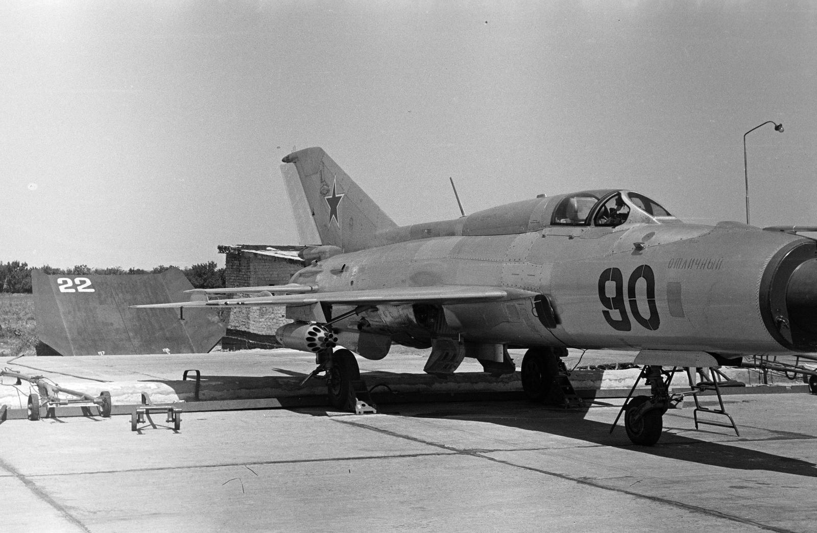 1968, Dusik, Mikojan-Gurjevics MiG-21, lajstromjel, repülőgép, Fortepan #292107