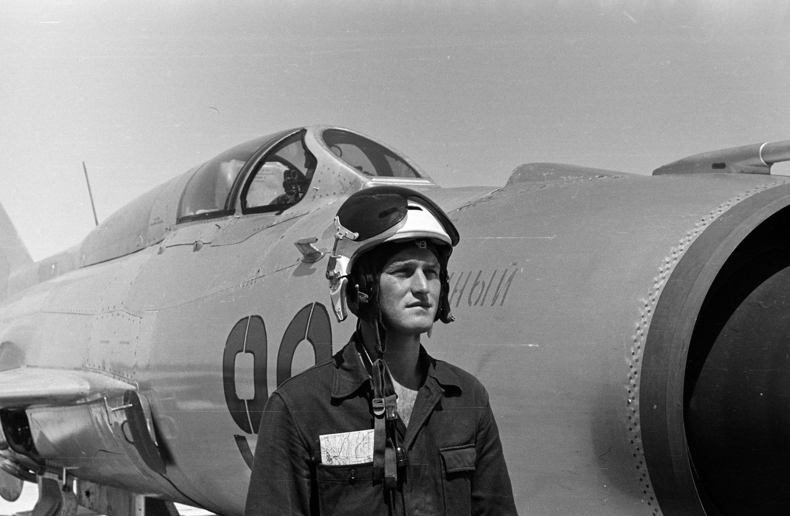 1968, Dusik, pilot, registration mark, airplane, Fortepan #292112