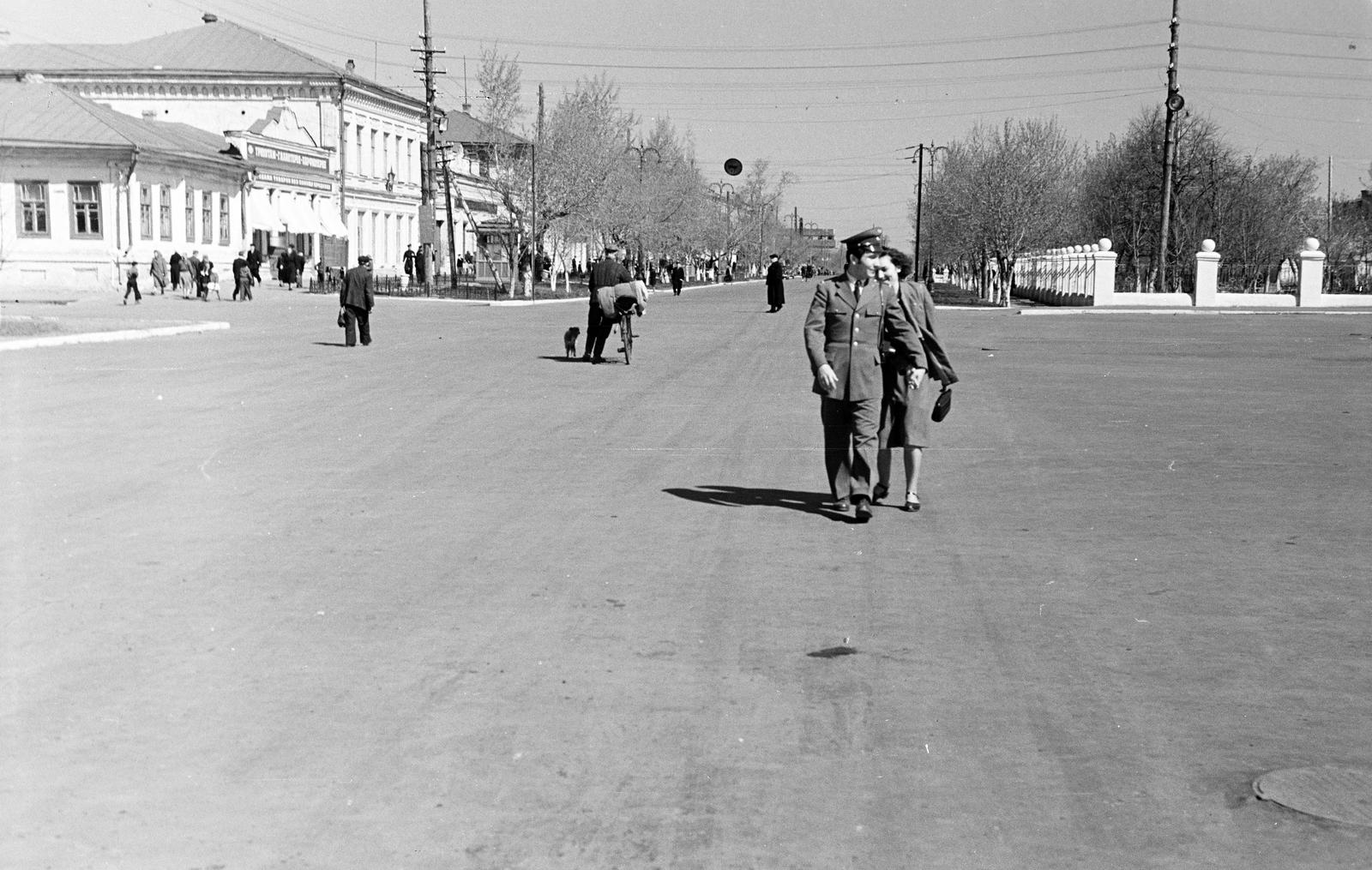 Oroszország, Boriszoglebszk, ulica Szvobodi., 1962, Dusik, Szovjetunió, utcakép, Fortepan #292144