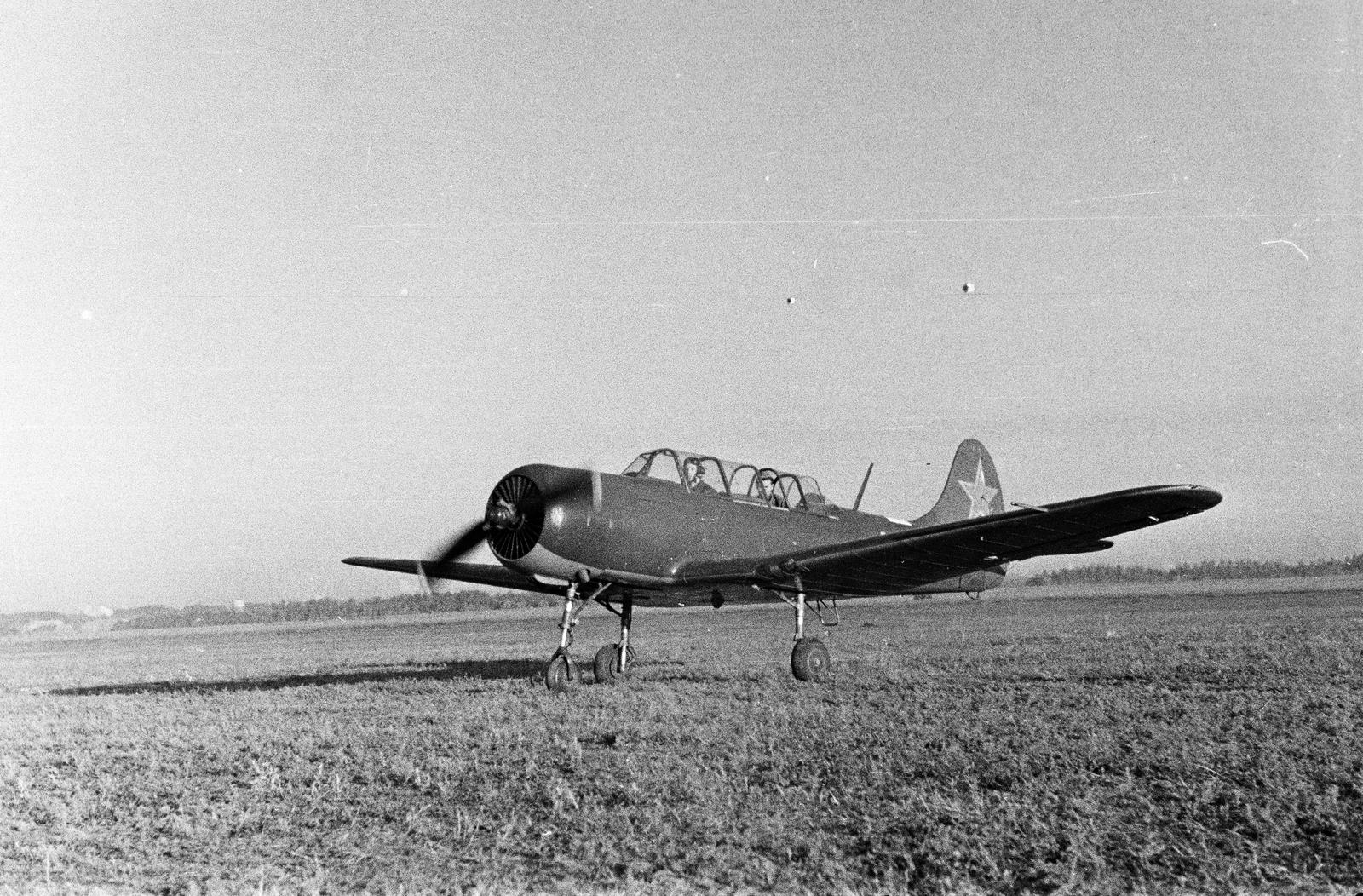 1963, Dusik, airplane, Fortepan #292183