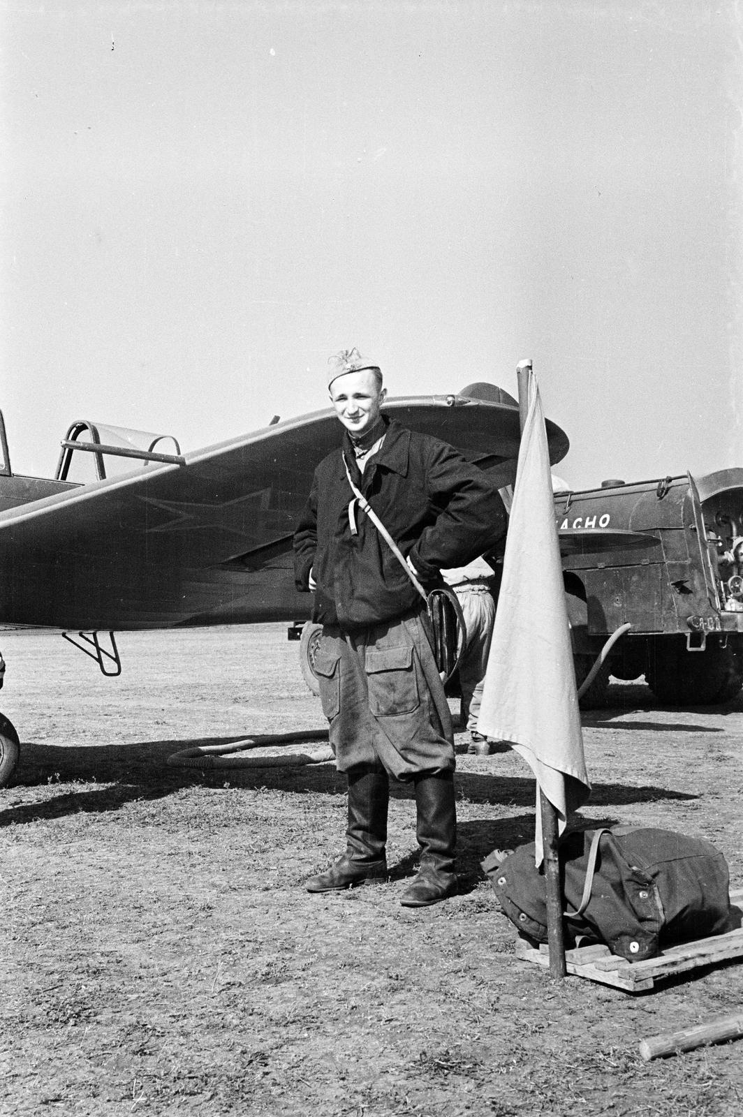 1962, Dusik, flag, man, Fortepan #292198