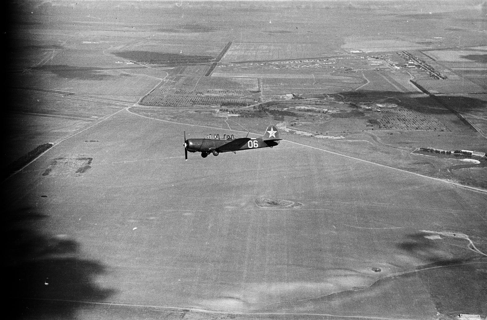 1962, Dusik, Best of, bird's eye view, shadow, registration mark, airplane, Fortepan #292203