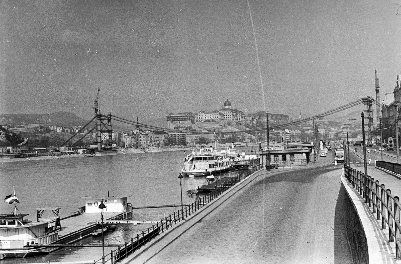 1964, Dusik, picture, wharf, Fortepan #292268