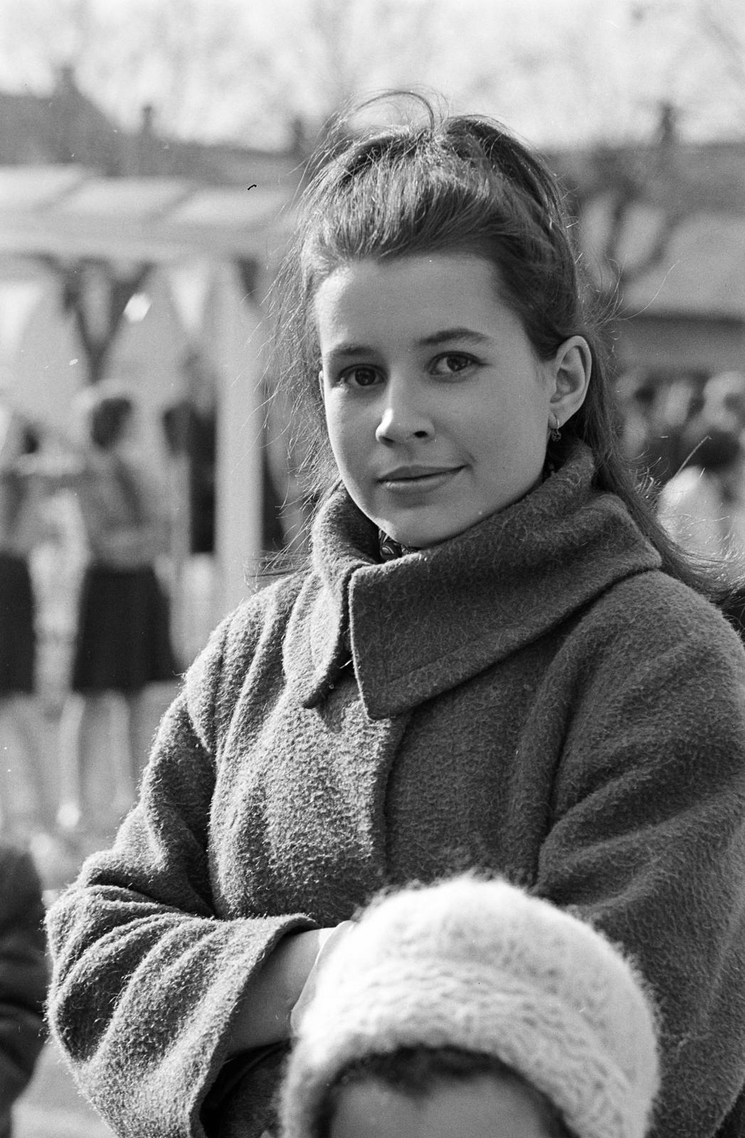 1967, Inkey Tibor, youth, lady, Fortepan #292426
