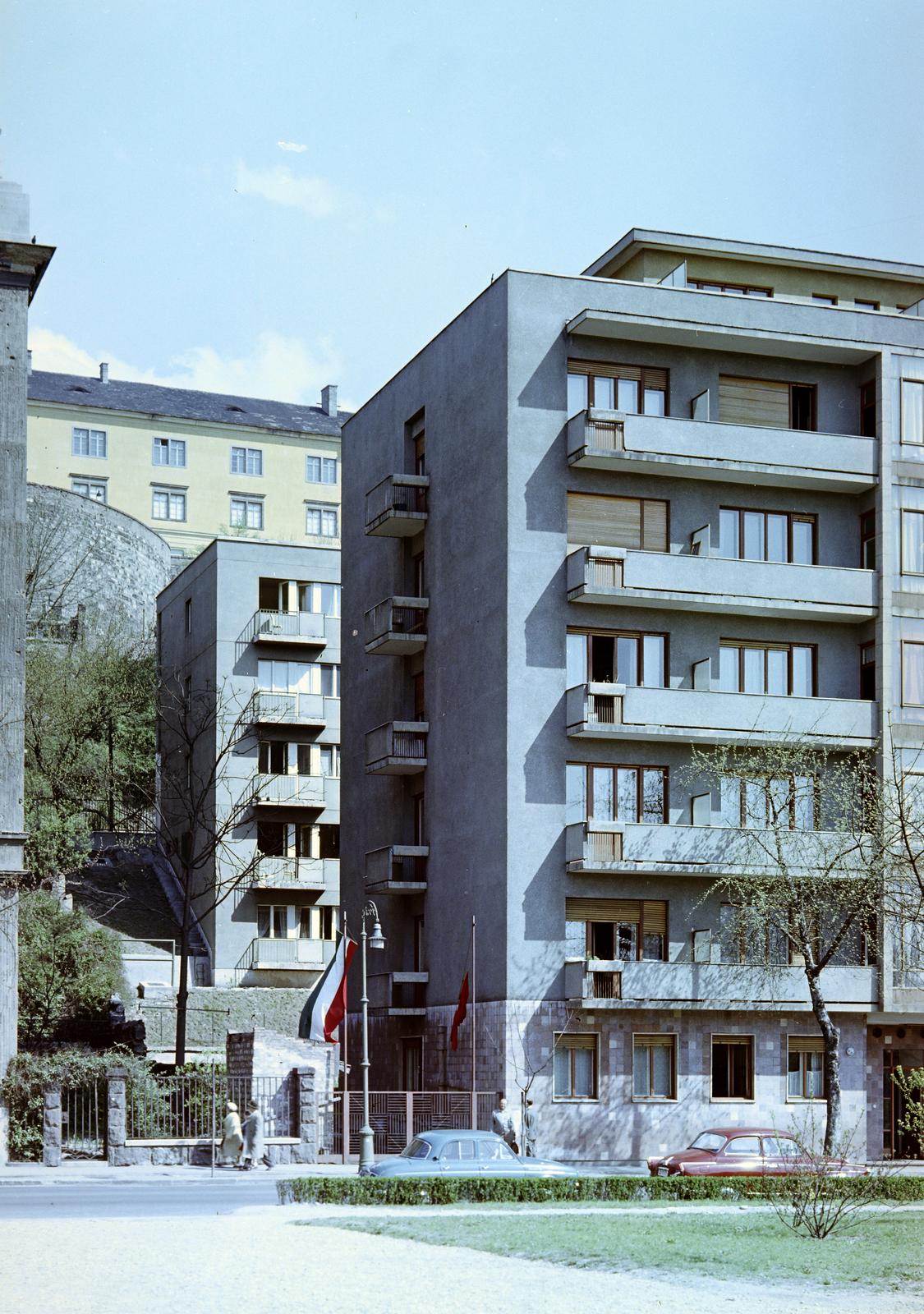 Magyarország, Budapest I., Attila út 131., 1963, Inkey Tibor, Budapest, színes, Fortepan #292753