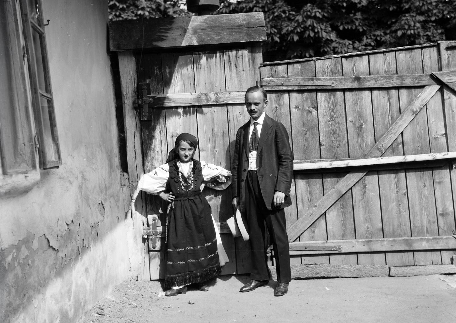 1920, Kenderessy Tibor, folk costume, Fortepan #292925