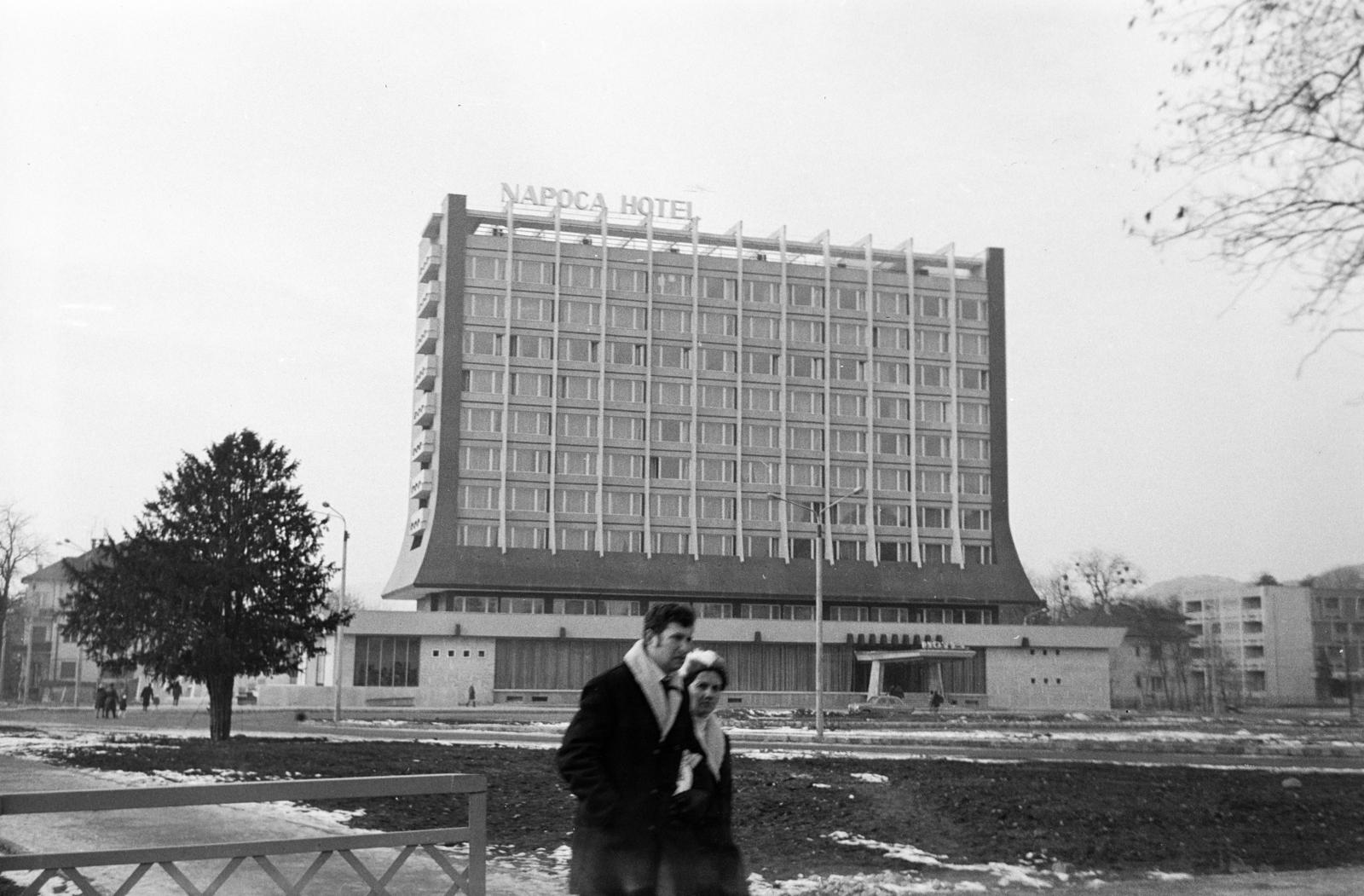 Románia,Erdély, Kolozsvár, Strada Octavian Goga 1., Grand Hotel Napoca., 1970, Kenderessy Tibor, Fortepan #293053