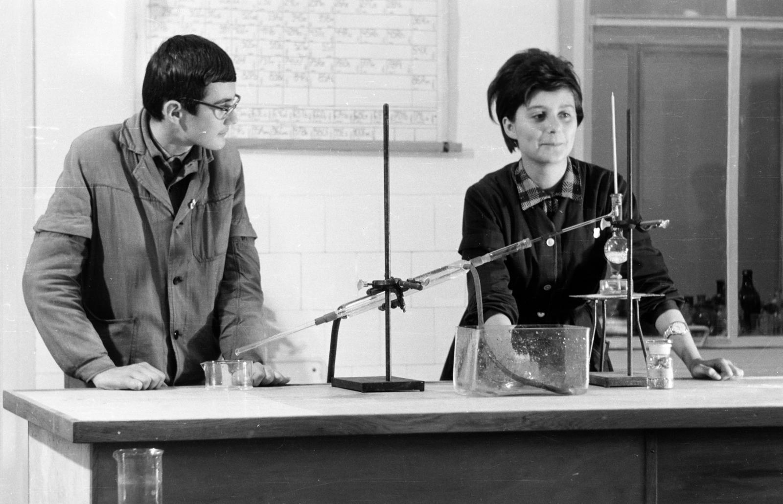 1970, Kenderessy Tibor, education, experiment, Fortepan #293081