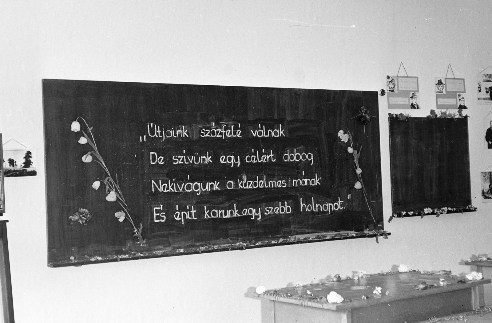 1972, Kenderessy Tibor, board, graduation, Fortepan #293117