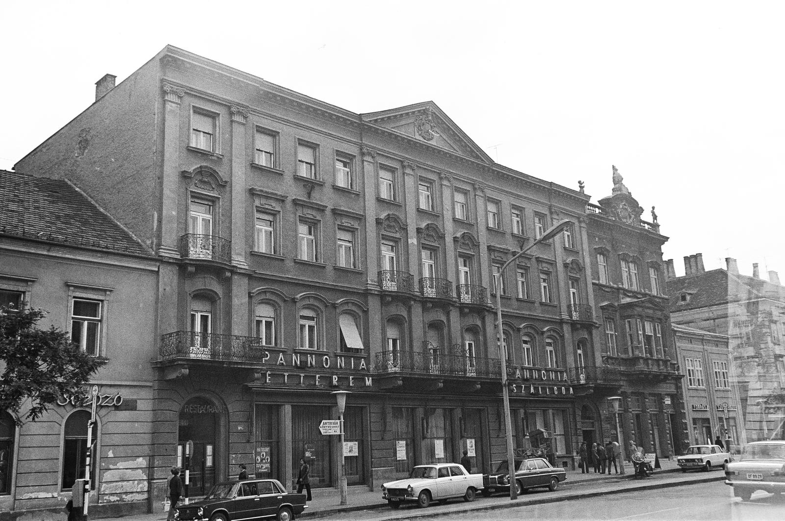 Magyarország, Sopron, Várkerület (Lenin körút) 75., Pannónia szálló., 1975, Mezei Attila, Léczfalvi, Fortepan #293244
