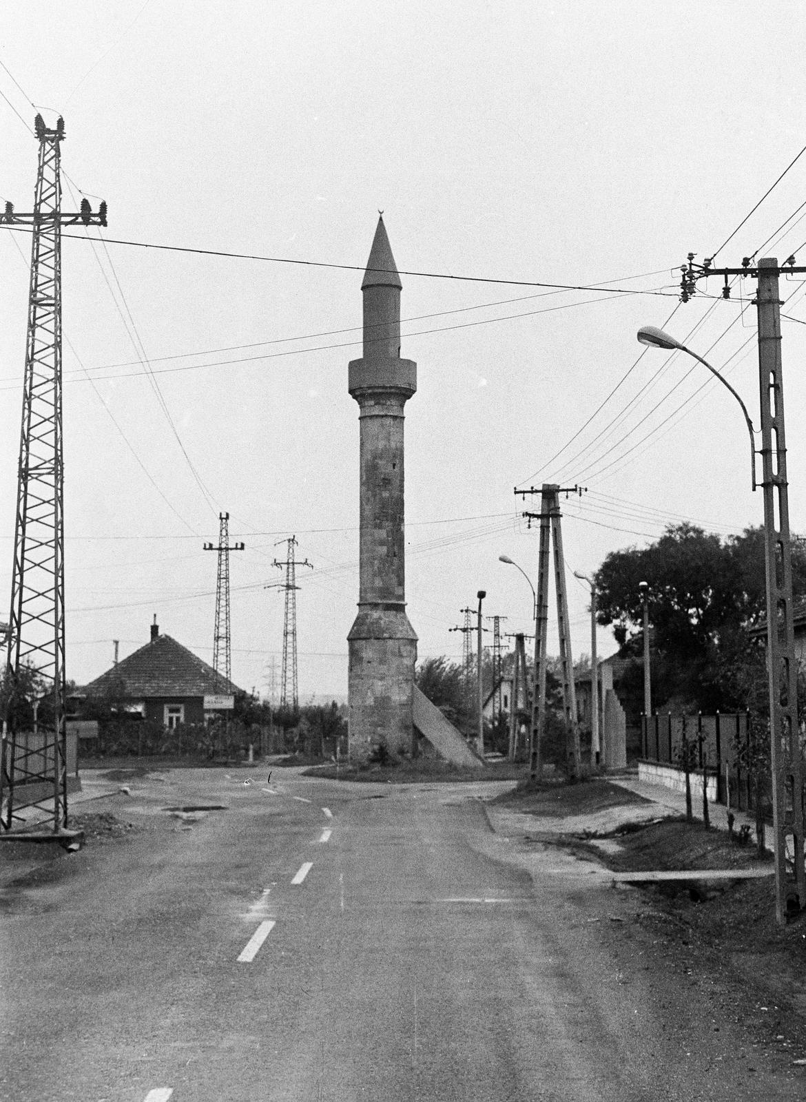 Magyarország, Érd, Mecset utca, Minaret., 1982, Mezei Attila, Léczfalvi, minaret, Fortepan #293389
