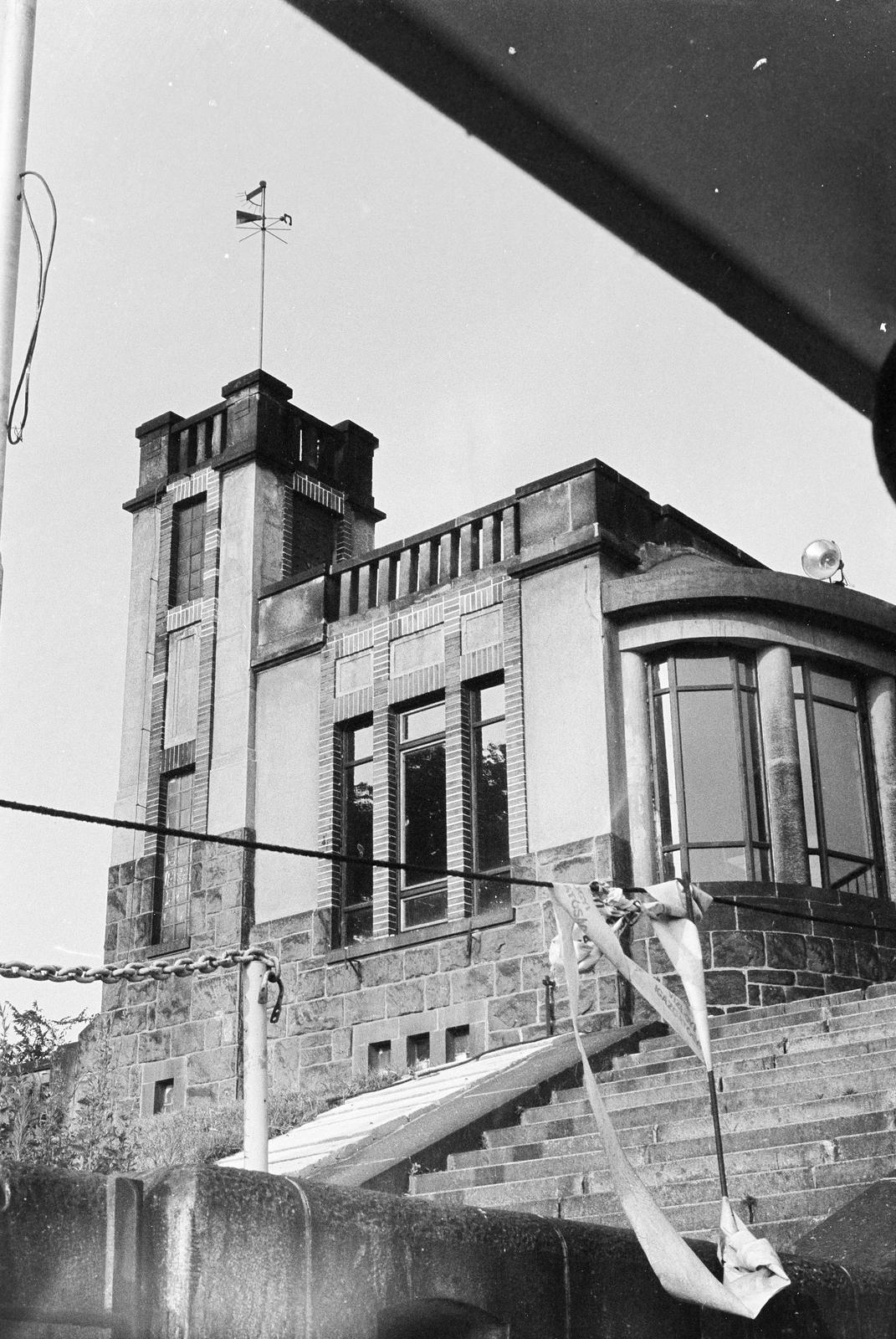 Hungary, Budapest IX.,Budapest XXI., Ráckevei (Soroksári)-Duna, Kvassay zsilip., 1982, Mezei Attila, Budapest, Fortepan #293401