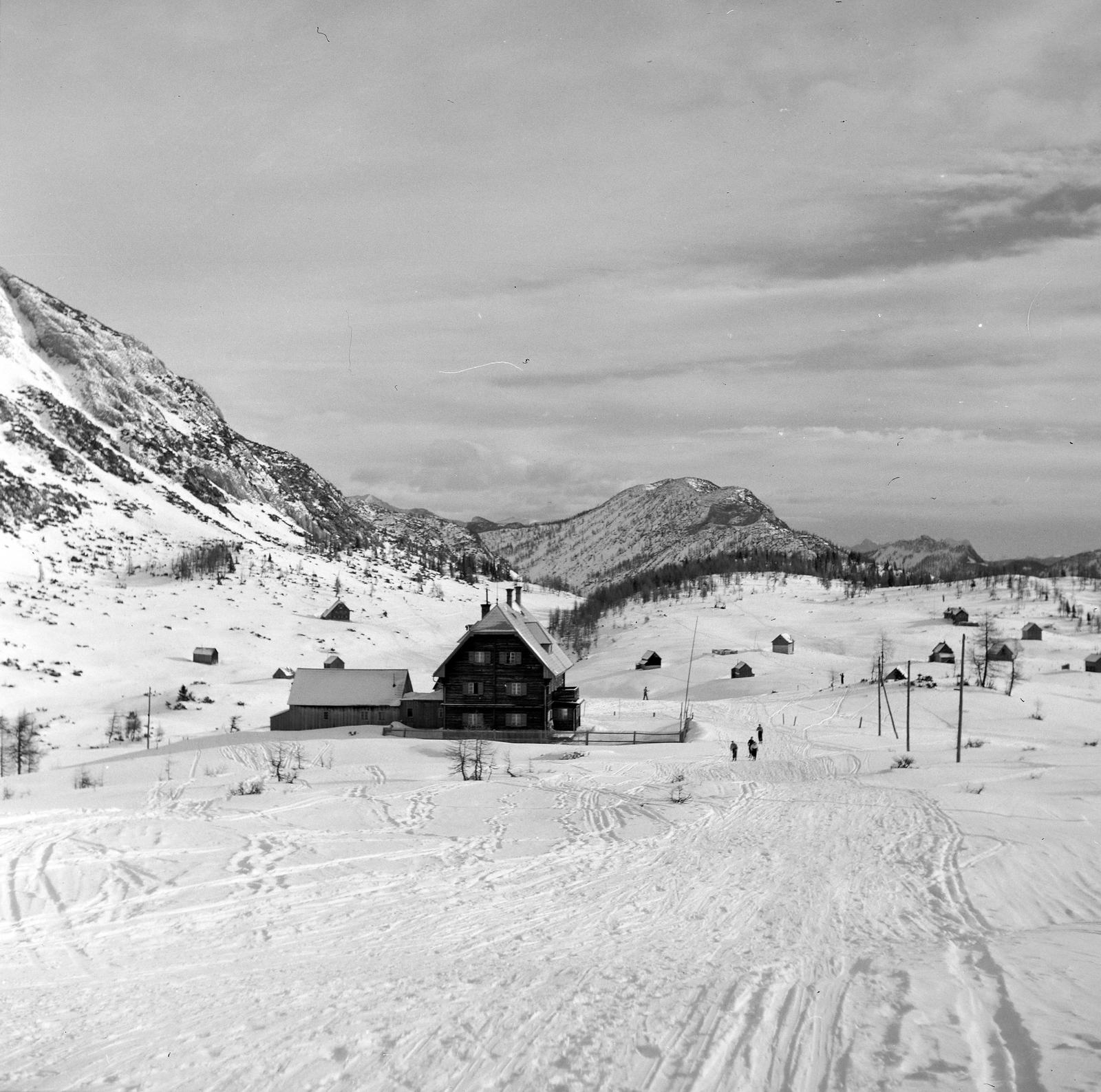 Austria, Tauplitzalm., 1936, Akácos Sándor, Fortepan #293589