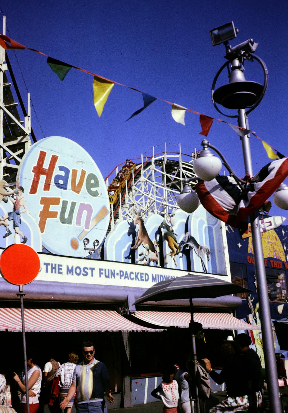 USA, New York, Queens, Rockaway Beach, Rockaways' Playland (vidámpark)., 1966, Fortepan/Album089, Fortepan #293757