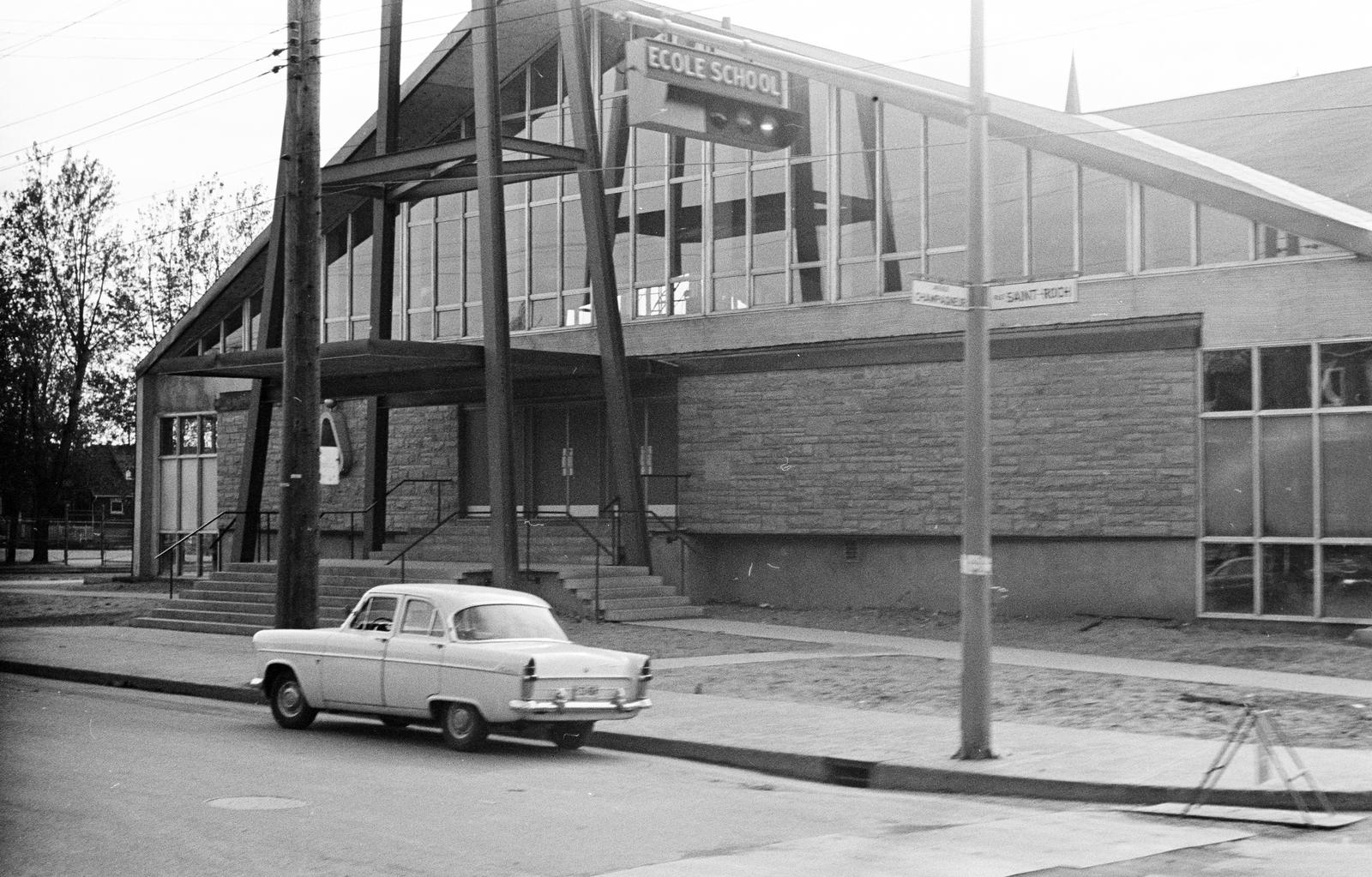 Canada, untitled, Montreal, Rue Saint-Roch, görög ortodox templom., 1961, Fortepan/Album089, Fortepan #293769
