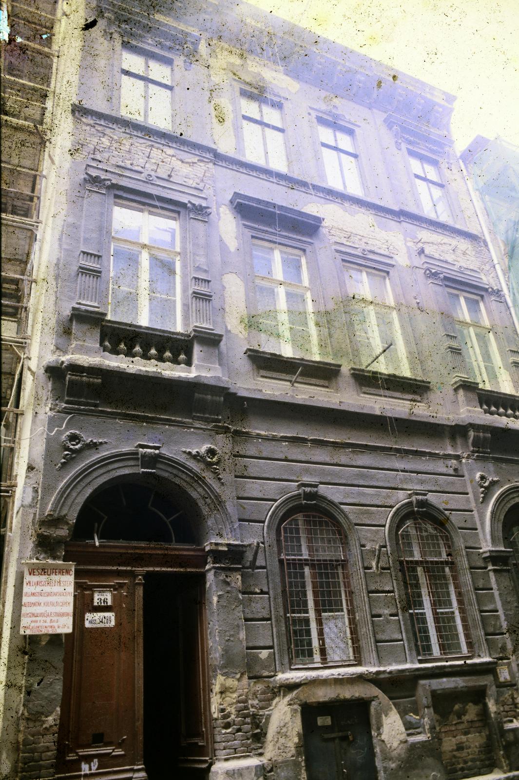 Magyarország, Budapest VII., Nyár utca 36-os számú ház., 1987, Budaházi László, Budapest, Fortepan #293890