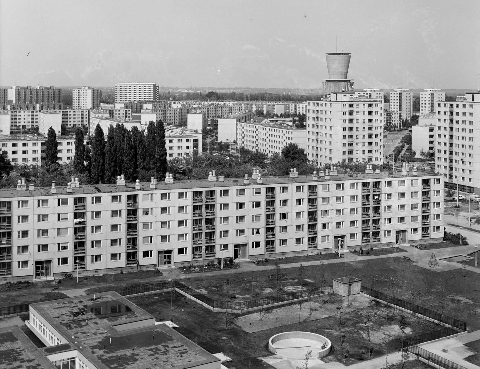1980, Budaházi László, lakótelep, Fortepan #293908