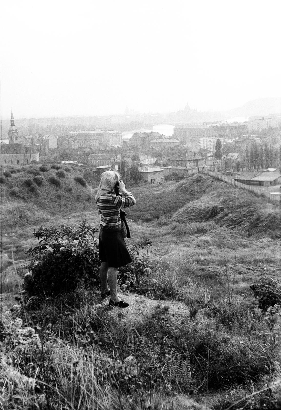 Magyarország, Budapest III., kilátás a Folyóka utca környékéről, balra az Újlaki templom., 1965, Fortepan/Album091, Budapest, Fortepan #294070