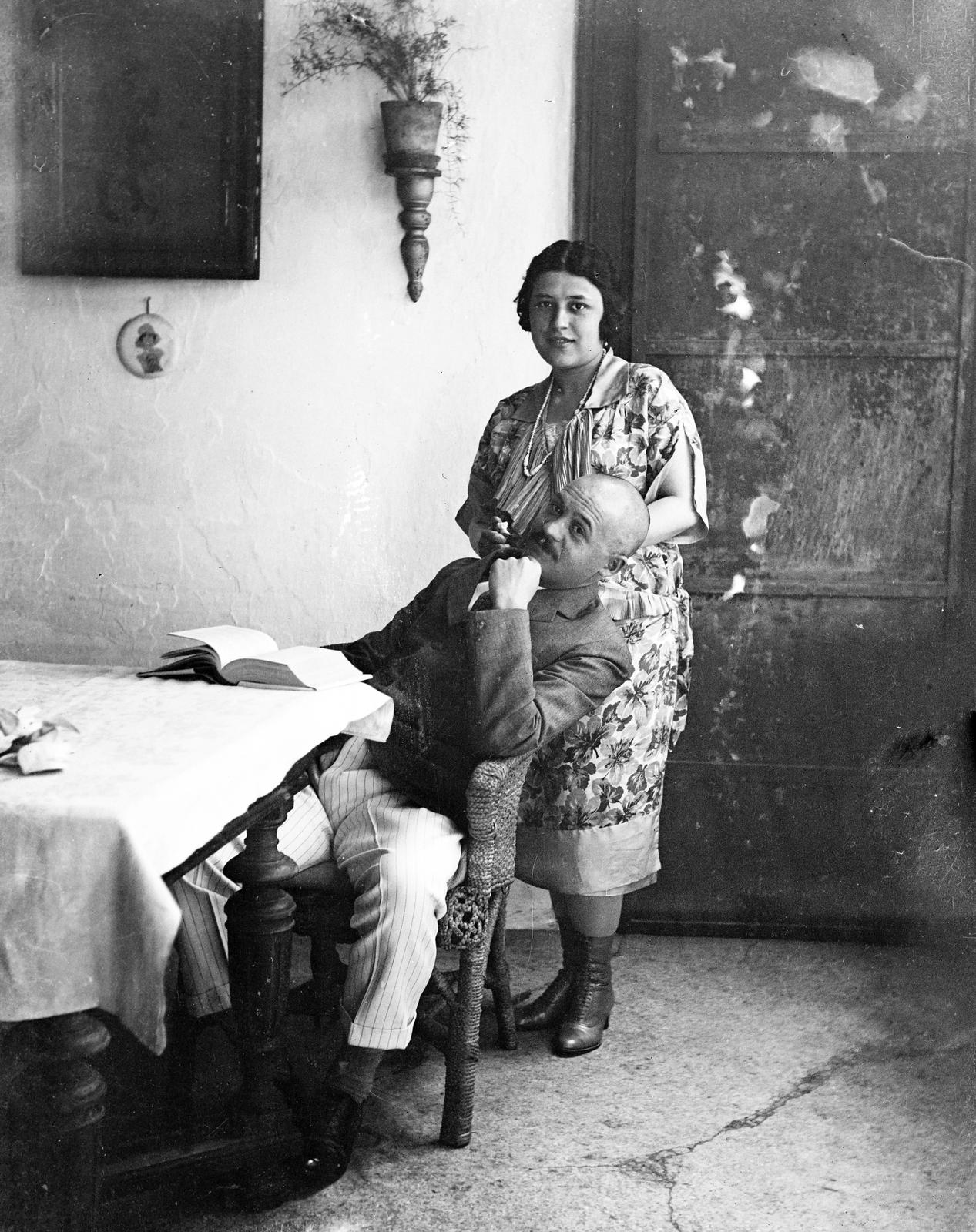 1930, Victor János dr., Best of, emberpár, Fortepan #294282