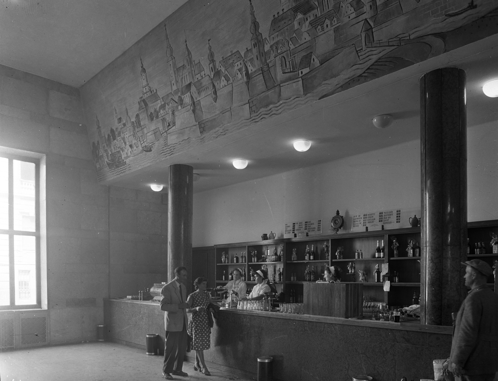 Hungary, Győr, vasútállomás., 1958, UVATERV, railway, train station, train station, Fortepan #2943