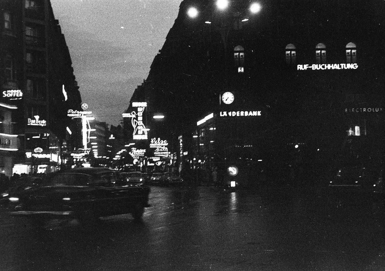 Austria, Vienna, Stock-im-Eisen-Platz, szemben Kärntner Straße., 1963, Patat Bence, Fortepan #294302