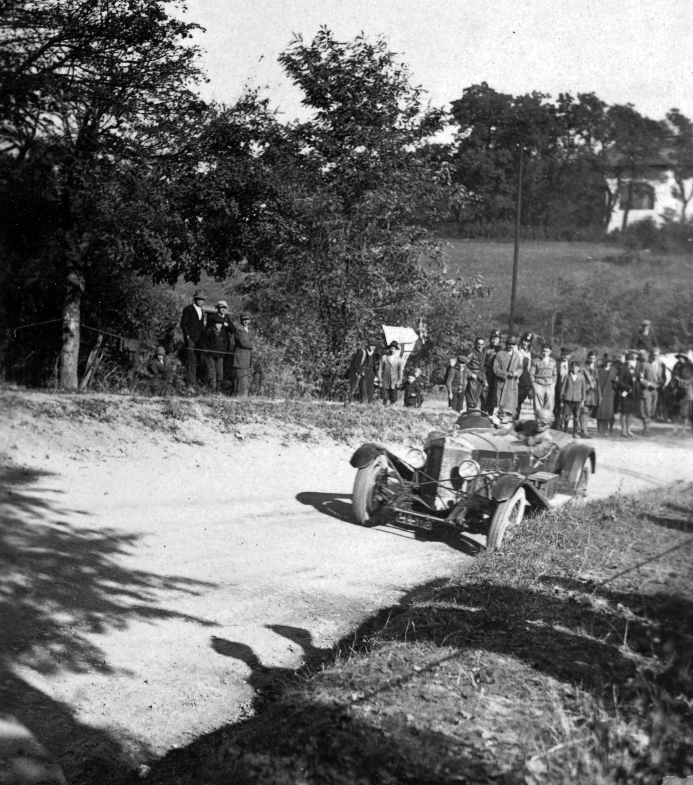 Hungary, Budapest XII., Steyr versenyautó az 1928-as svábhegyi verseny edzésén., 1928, Szávoszt-Vass Dániel, Steyr-brand, Austrian brand, car race, automobile, Budapest, Fortepan #29431