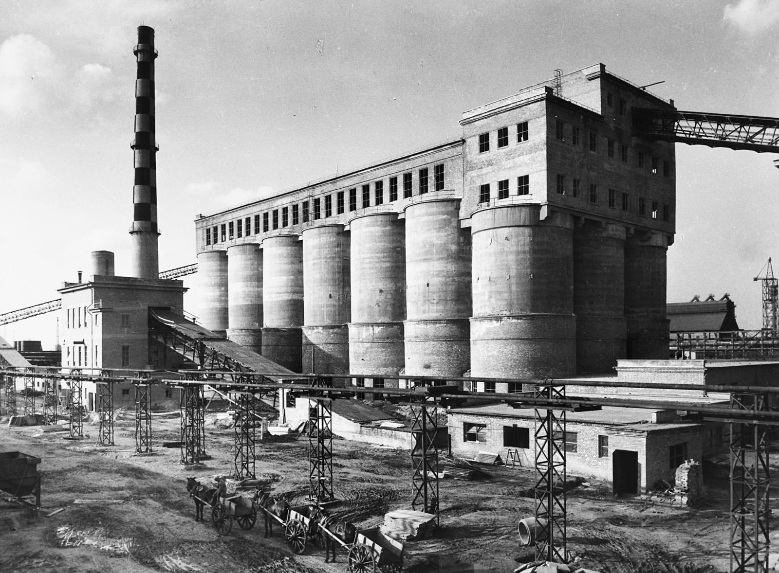 Magyarország, Dunaújváros, (Sztálinváros), Dunai Vasmű, Kokszolómű., 1959, Peti Péter, Fortepan #294326