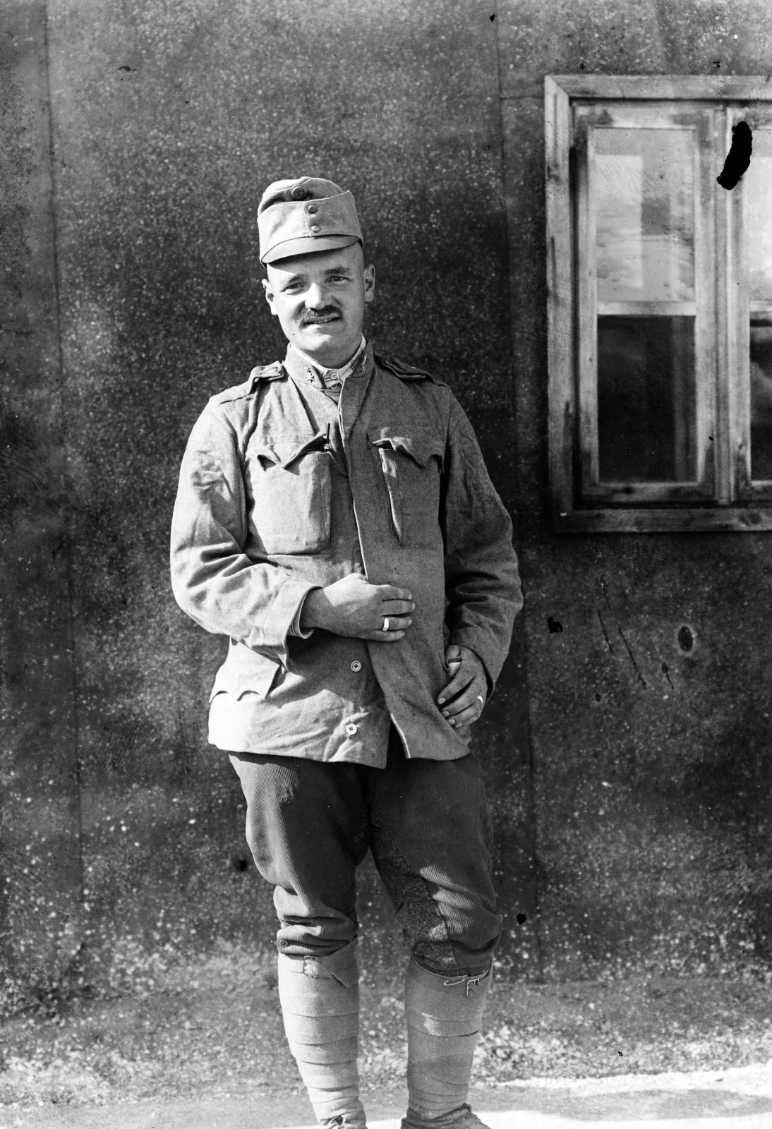 1917, Urbánné dr. Lux Judit, soldier, First World War, Fortepan #294541