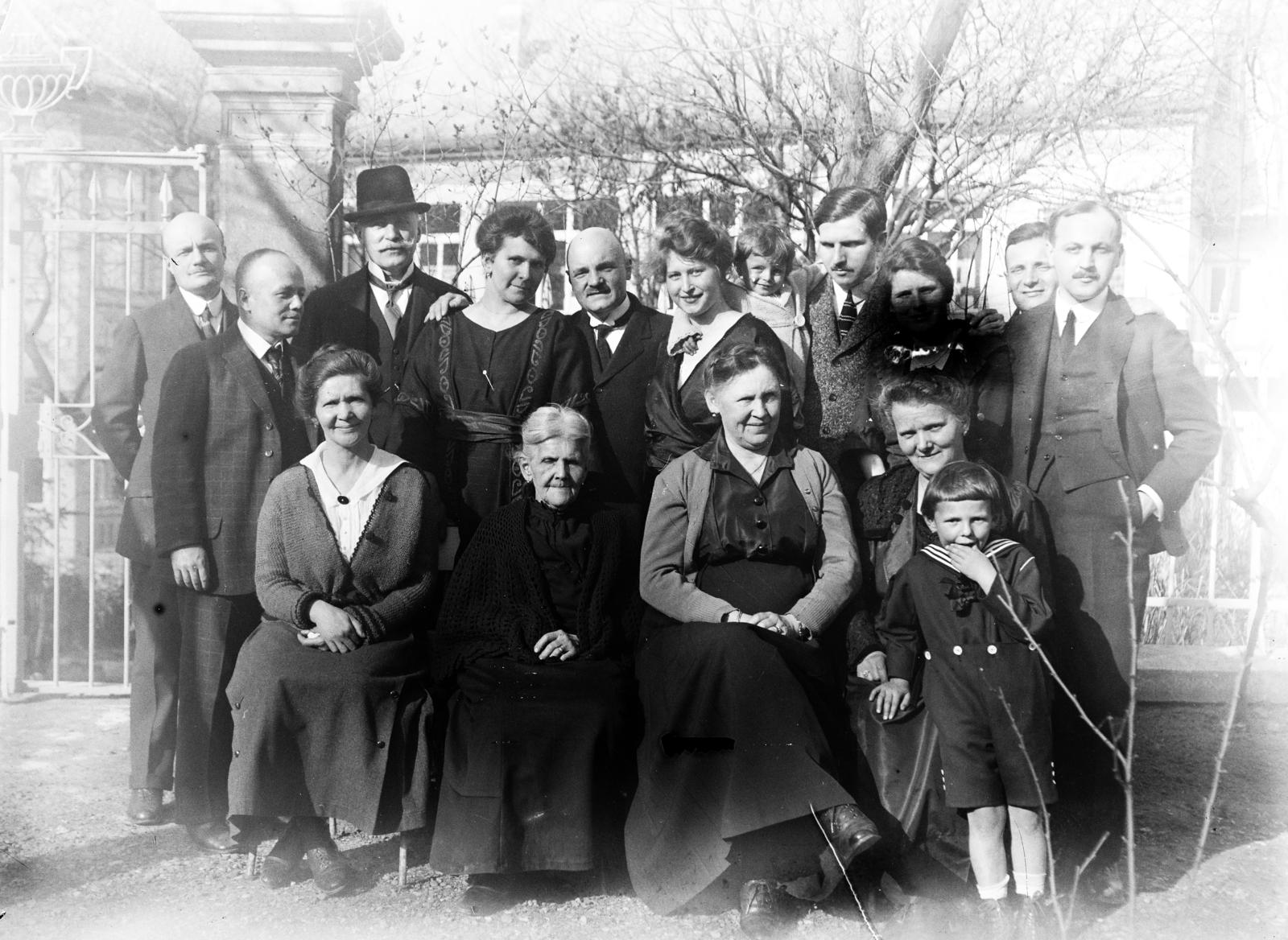 1915, Urbánné dr. Lux Judit, Lux Gyula, család, generációk, Fortepan #294547