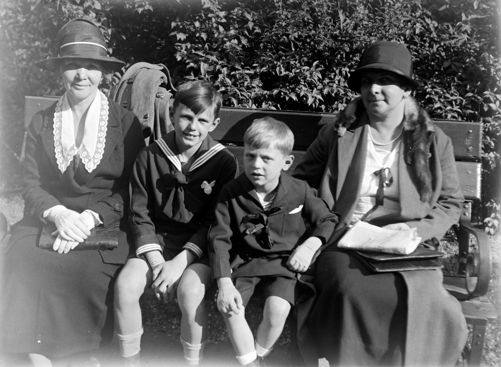 1922, Urbánné dr. Lux Judit, Fortepan #294554