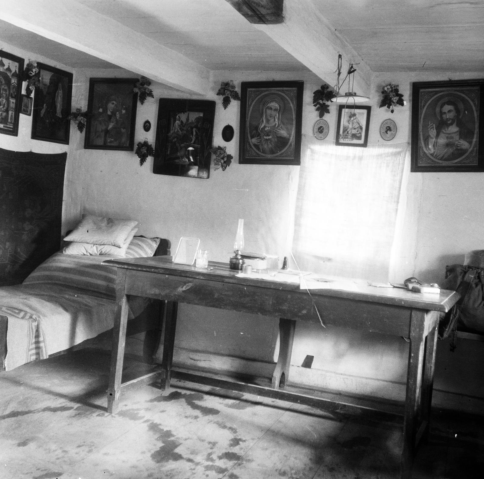 1916, Urbánné dr. Lux Judit, icon, interior, berth, Fortepan #294697