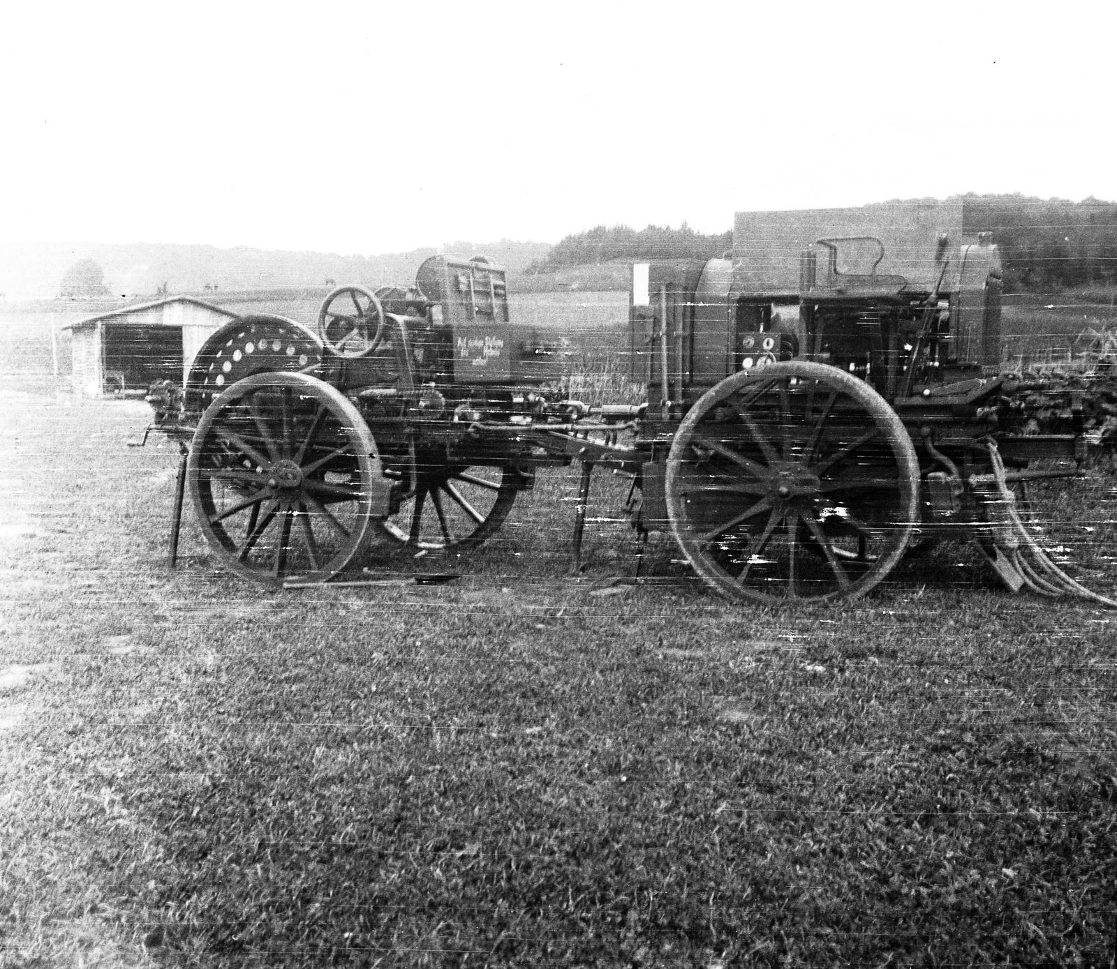 1917, Urbánné dr. Lux Judit, Lux Gyula, vontató, löveg, első világháború, Fortepan #294743